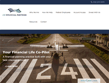 Tablet Screenshot of cufinancialpartners.com